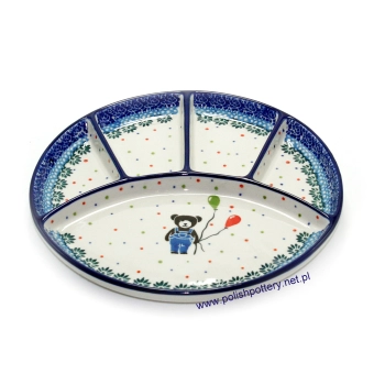 Taca dzielona 21,5cm II Gatunek dek. 3328X Miś